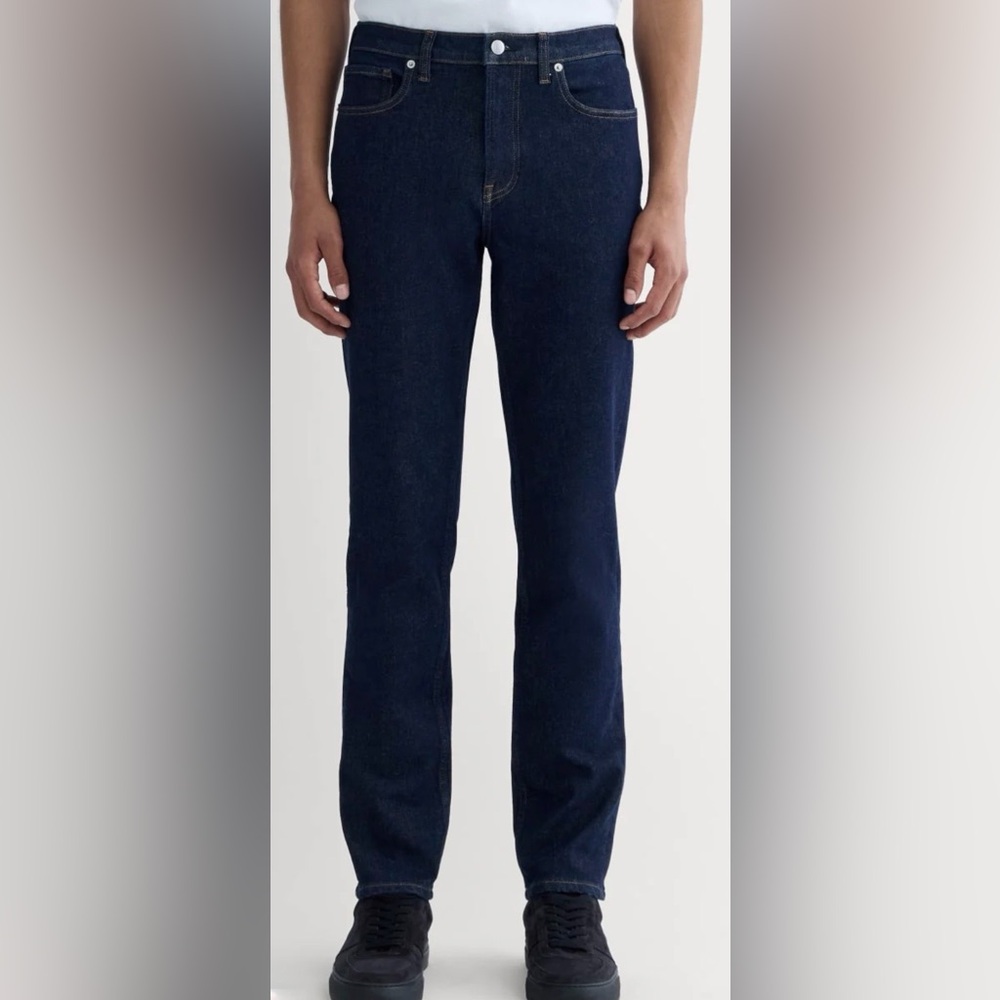 Everlane Men's The Relaxed Straight Jean , Organic Cotton Denim